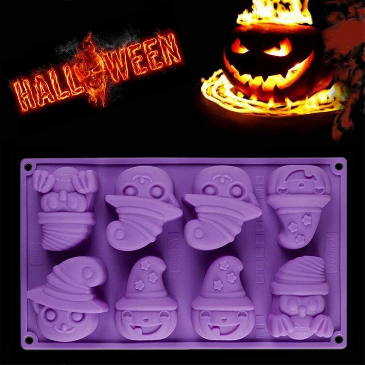 BACKFORM Silikon Halloween Motiv - Lila, Kunststoff