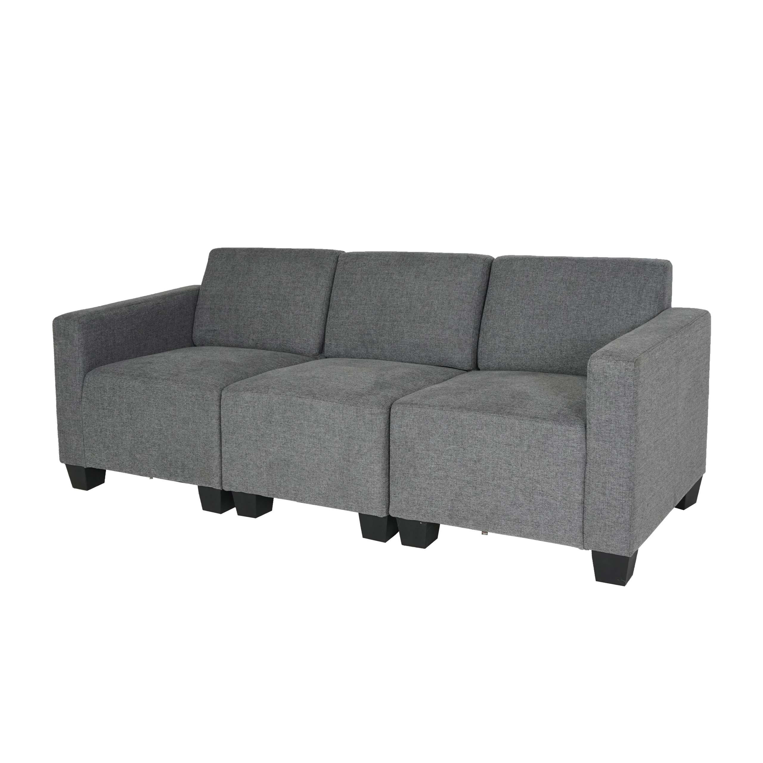 3-SITZER SOFA Grau - Grau, Textil (193/76/72cm) - MCW