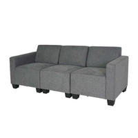 3-SITZER SOFA Grau - Grau, Textil (193/76/72cm) - MCW