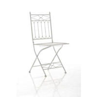 GARTENSTUHL Asiri antik weiß - Weiß, Metall (40/39/95cm) - TPFGarden