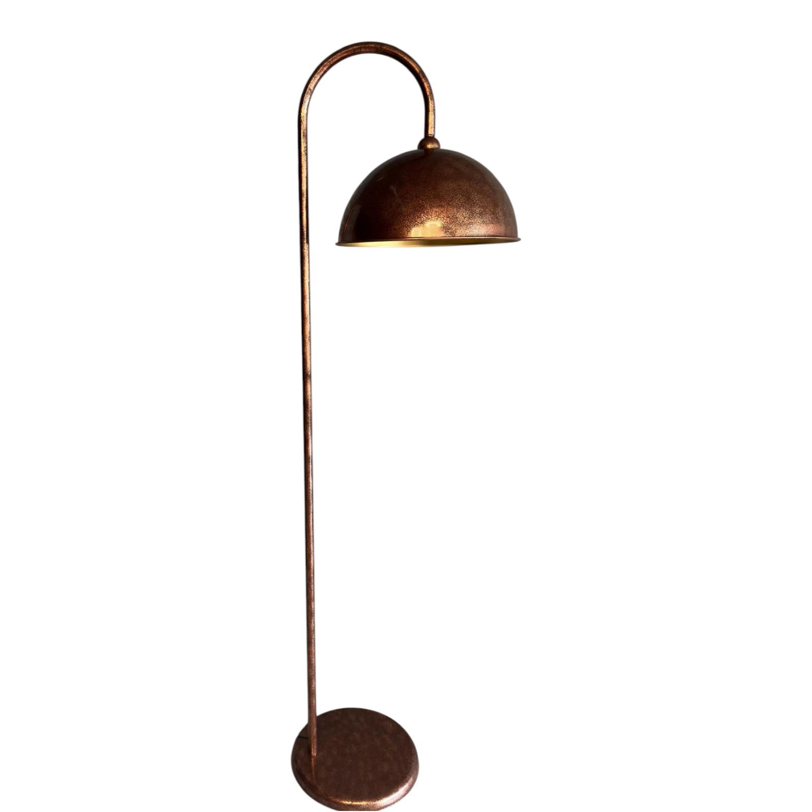 STEHLEUCHTE Lunor 170 Cm - Kupferfarben, Metall (37/37/170cm) - Bamyum