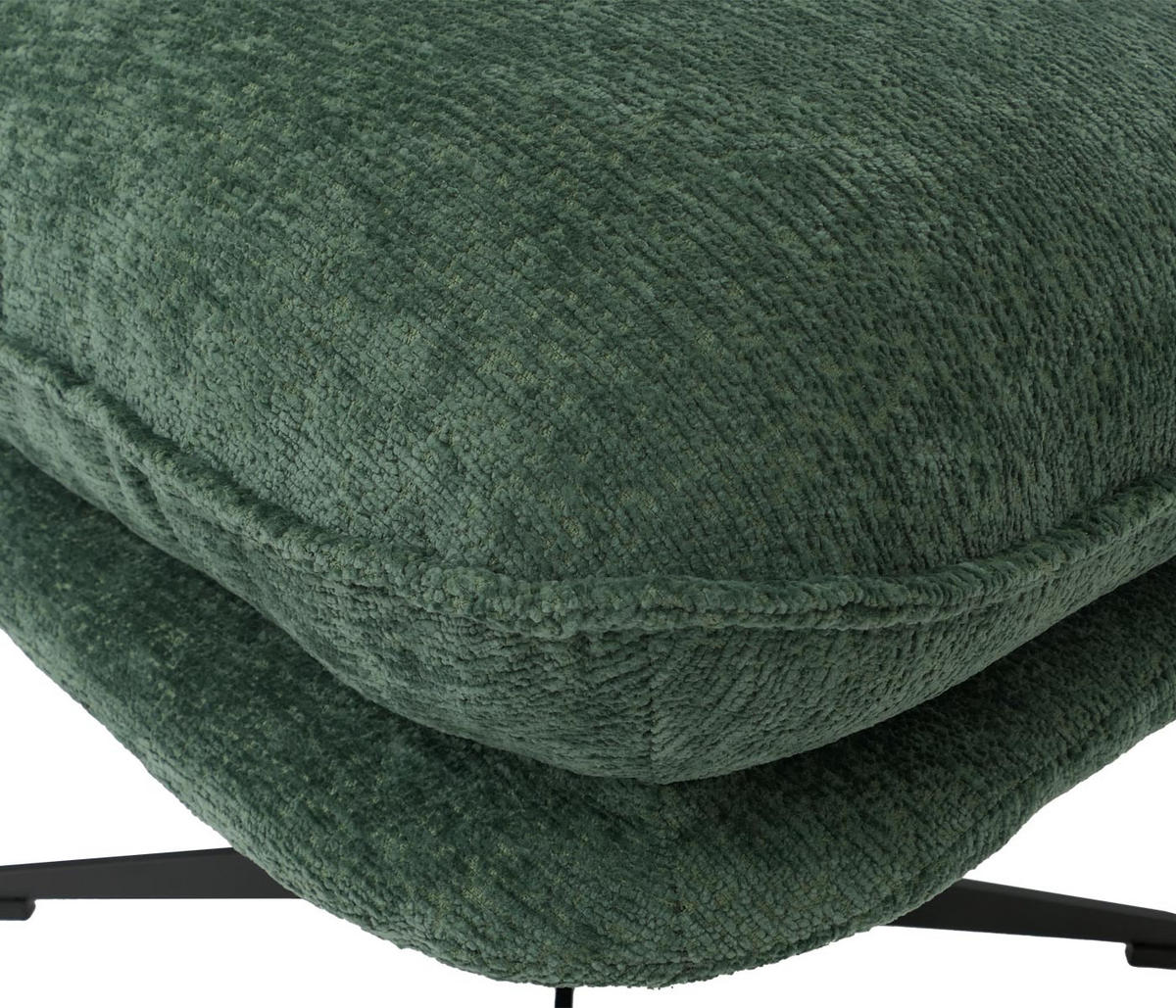 STOLEK S POLSTROVÁNÍM Zelený - zelená barva, textil (52/46/46cm) - MCW