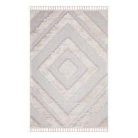 KURZFLOR-TEPPICH Valencia 813 Creme/ Graublau 200x290 cm - Creme, Textil (200/290cm) - carpet city