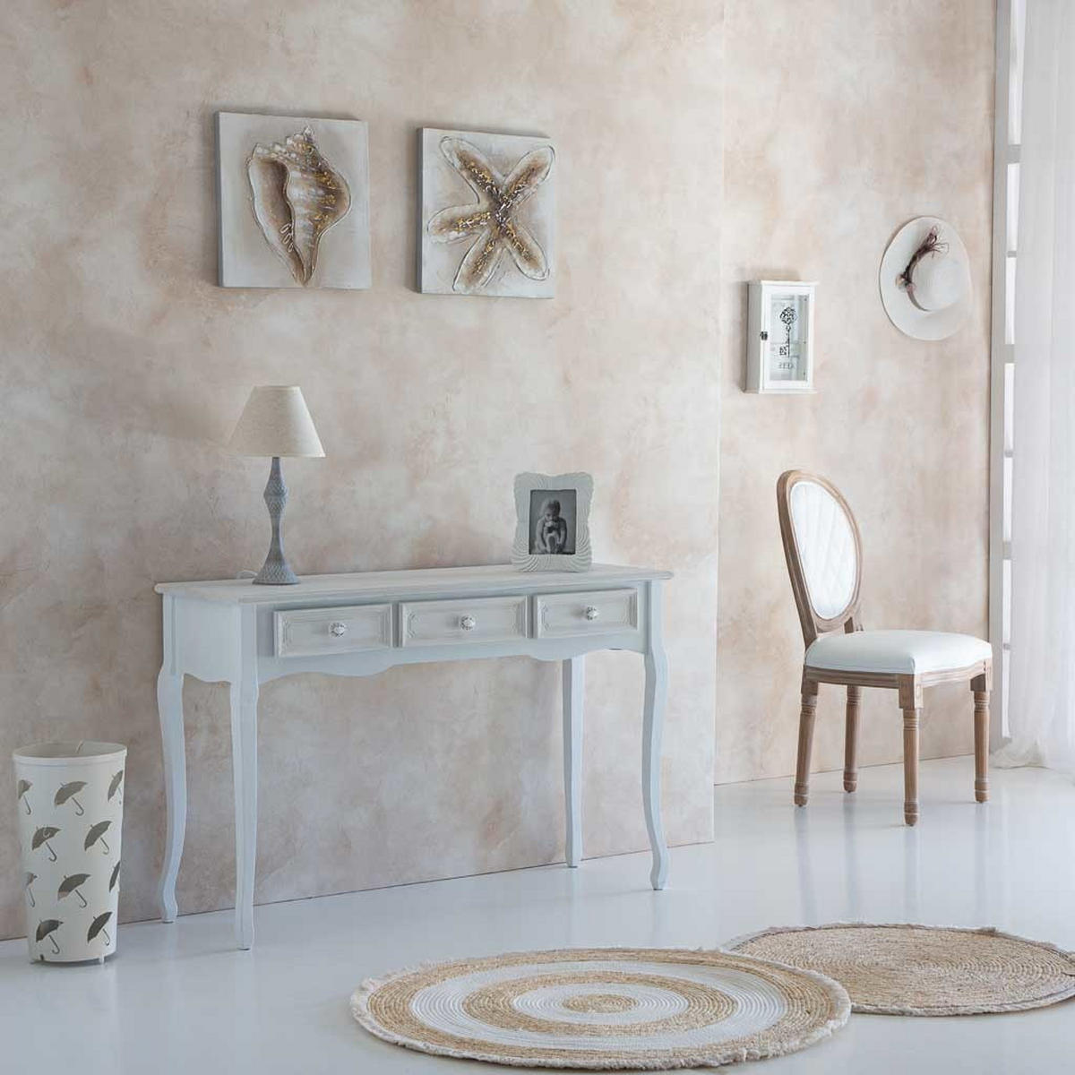 NATURFASERTEPPICH braun handgewebt D100x1 cm - Beige, Naturmaterialien (100/100cm) - Wanderlust