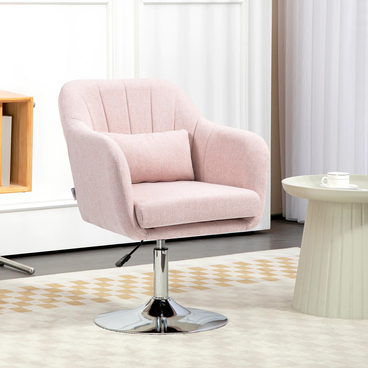 BARHOCKER DE-13264 höhenverstellbar Rosa - Pink, Metall (60/91/60cm) - ComfortXL