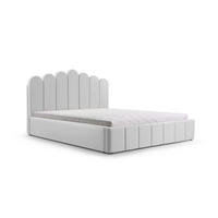 POLSTERBETT Bett 03 - 160x200 - Silver - Silberfarben, Holz/Textil (160/200cm) - Möblo
