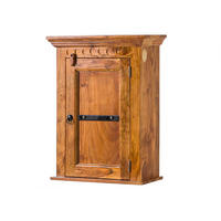 HÄNGESCHRANK Akazie 52x24x69 honig lackiert OXFORD #01003 - Braun, Holz (52/69/24cm) - Massivmoebel24