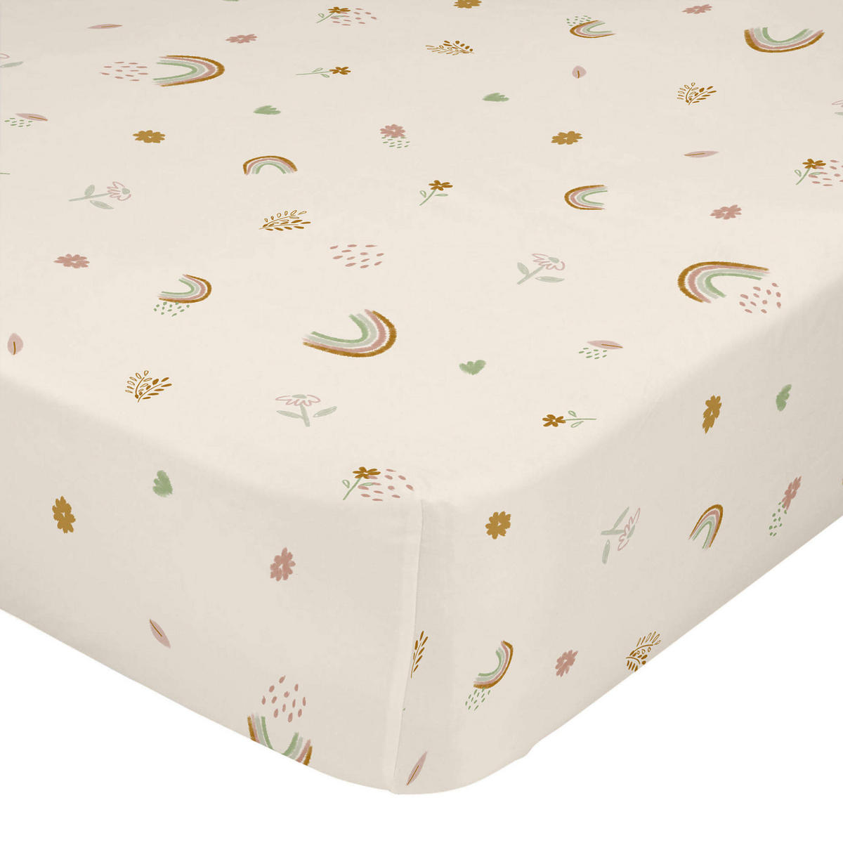 SPANNBETTTUCH iris 60x120x14 cm (kinderbett) mehrfarbig - Multicolor, Textil (60/120cm) - Happy Friday