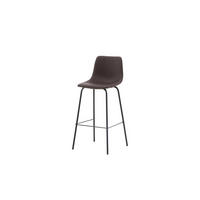 BARHOCKER ALEXI Braun 47x48x103 cm - Braun, Metall (47/103/48cm) - FURNLUX
