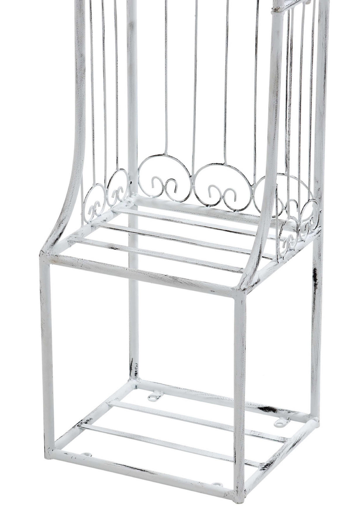 ROSENBOGEN Alesy antik weiß - Weiß, Metall (163/239.5/34cm) - TPFGarden