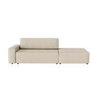 SCHLAFSOFA Lummo Si mit Schlaffunktion, Beige - Beige, Textil (263/70/100cm) - Fedve