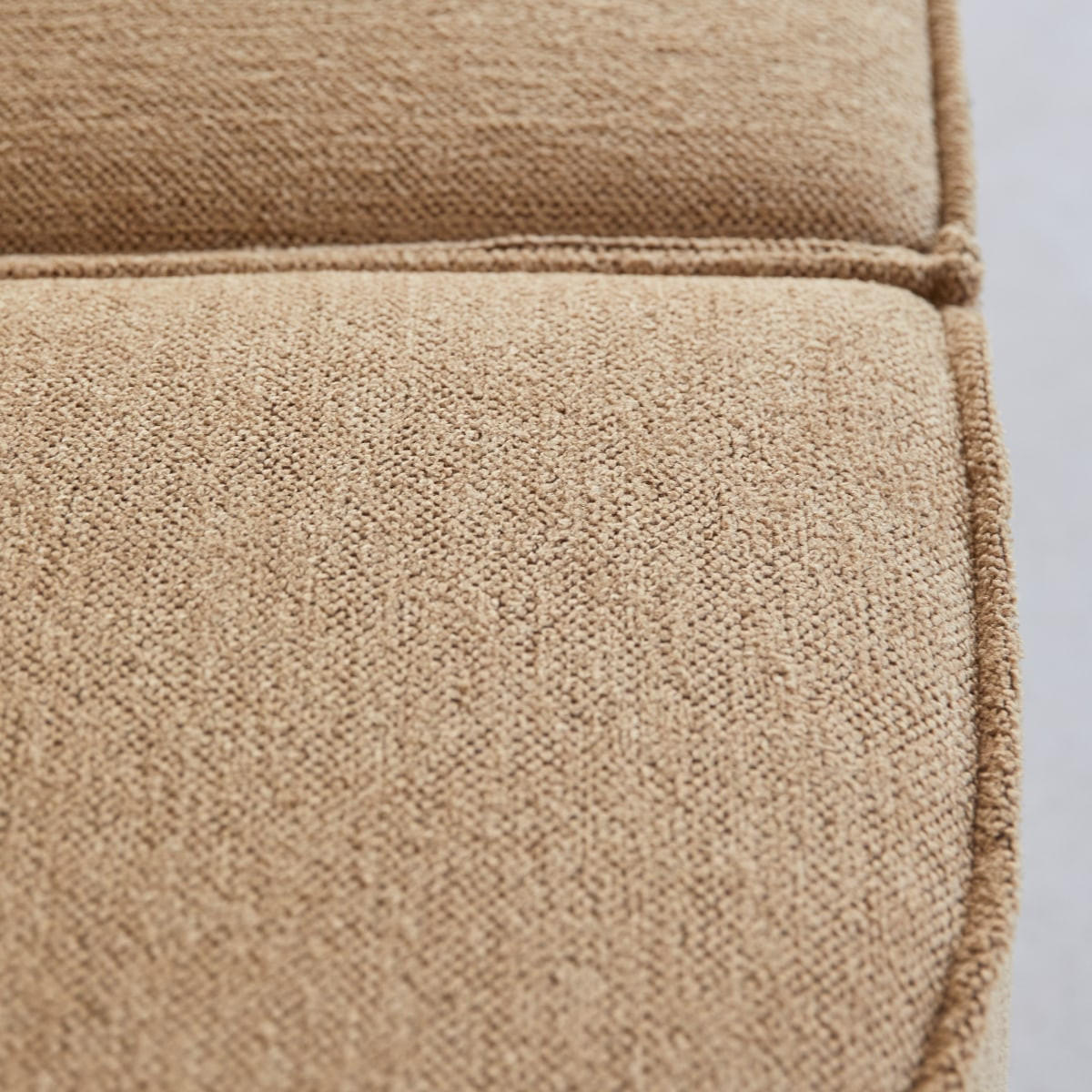 SOFA Dario Braun aus Stoff - Braun, Textil (340/75/93cm) - Tikamoon