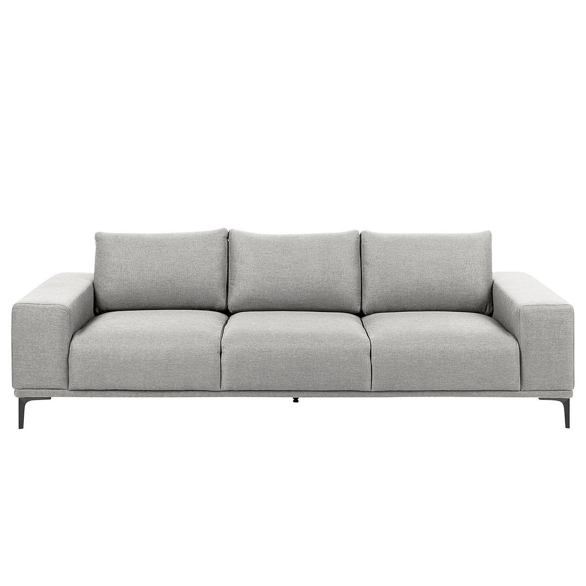 3-SITZER SOFA - Grau, Metall (246/78/91cm) - home24