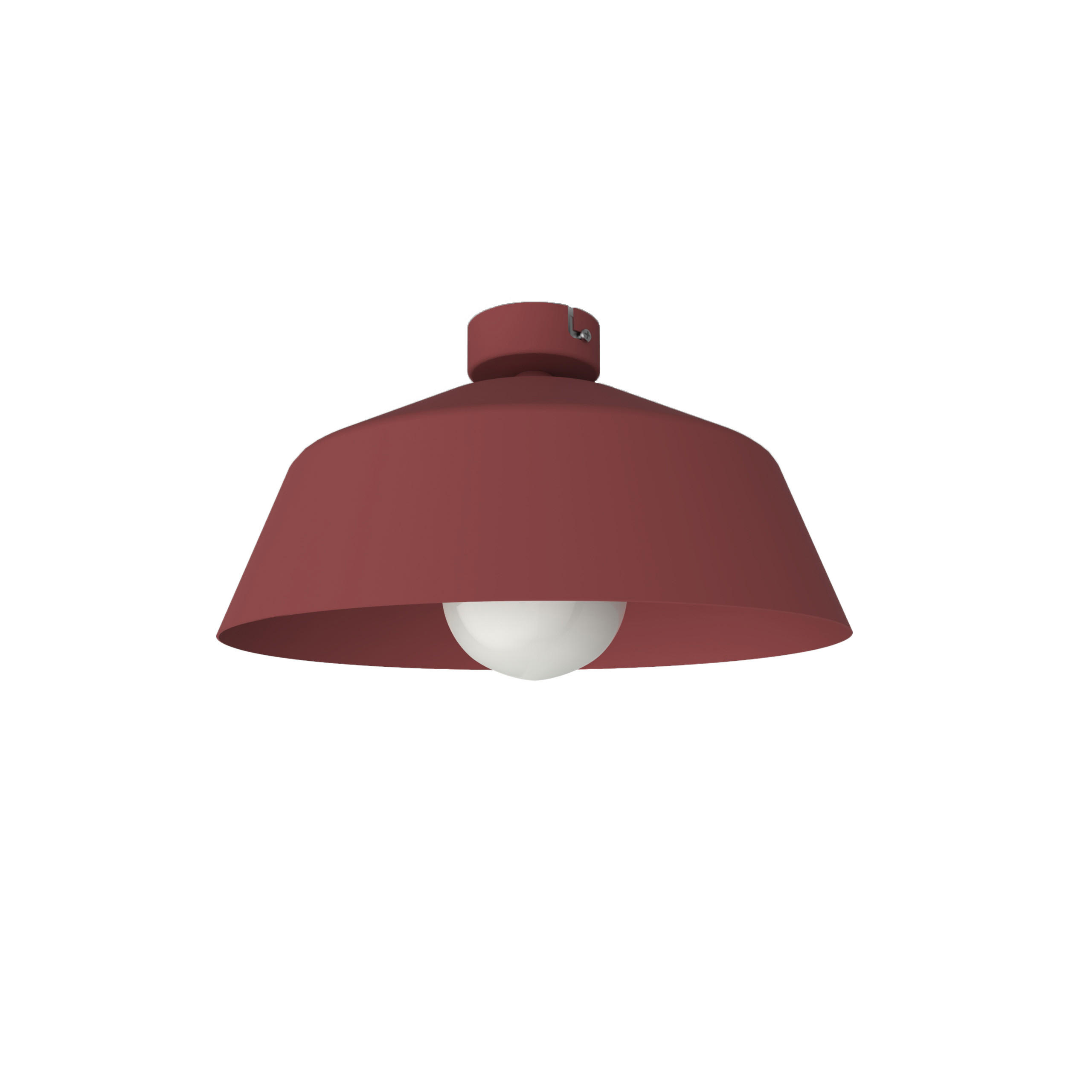 DECKENLEUCHTE - Rot, Metall (35/35/20cm) - Lumicom