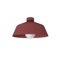 DECKENLEUCHTE - Rot, Metall (35/35/20cm) - Lumicom