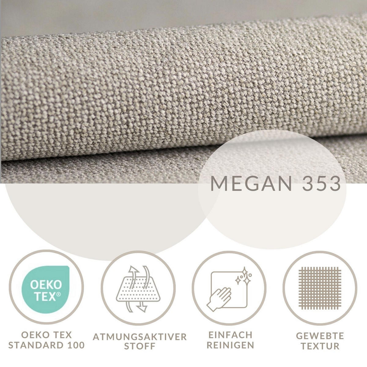 KONTINENTALBETT Calma Beige 200/200 cm mit Bonellmatratze - Beige/Naturfarben, Holz/Holzwerkstoff (200/200cm) - Maison de Reve