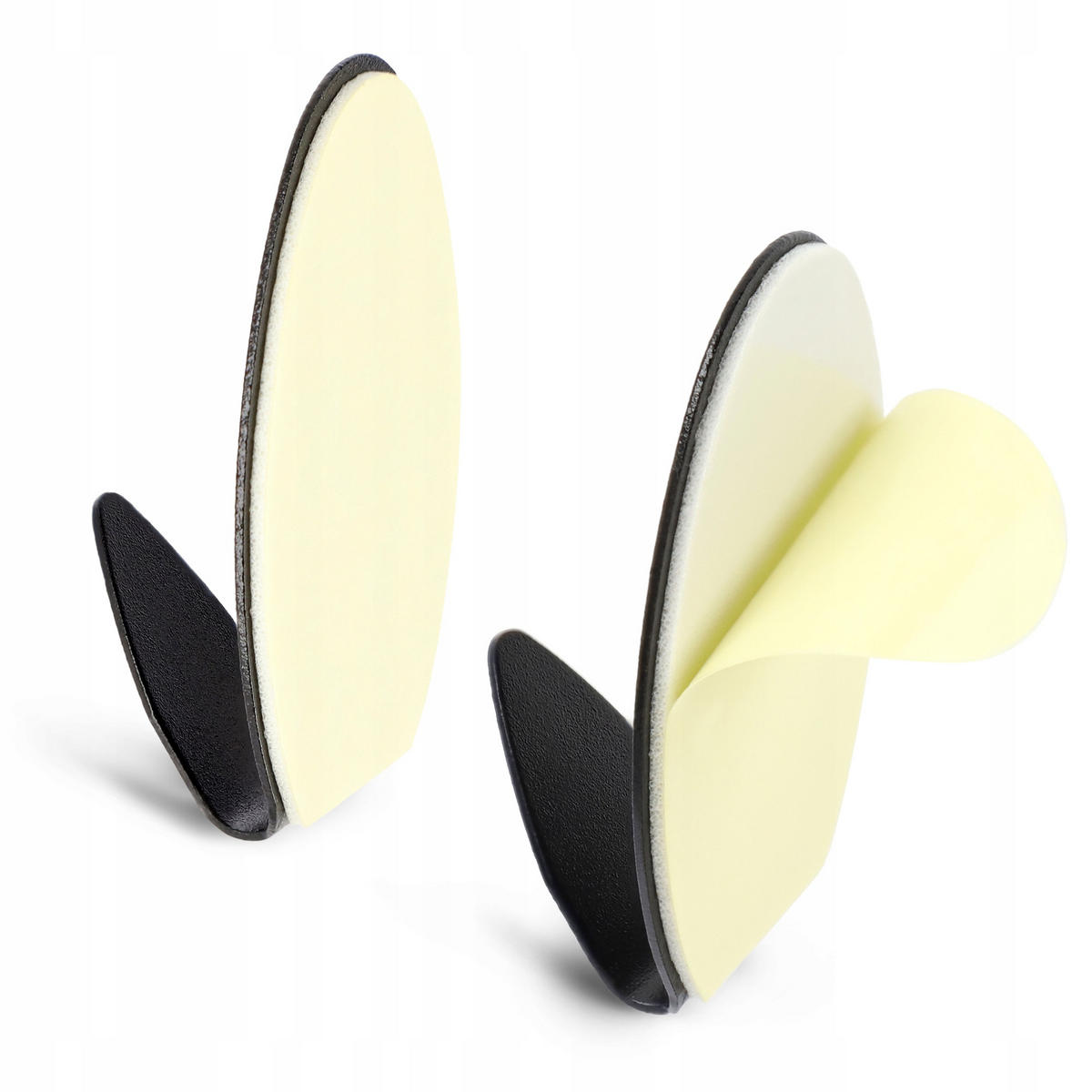 BADEZIMMER-KLEIDERBÜGEL 4 Stück. - Schwarz, Metall (4/5cm) - KADAX