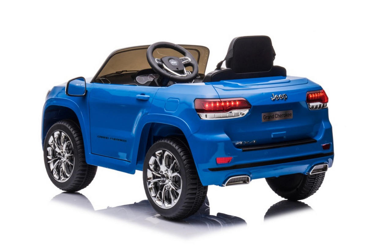 KINDER ELEKTROAUTO Jeep Grand Cherokee blau - Blau, Kunststoff (114/76/58cm) - TPFLiving