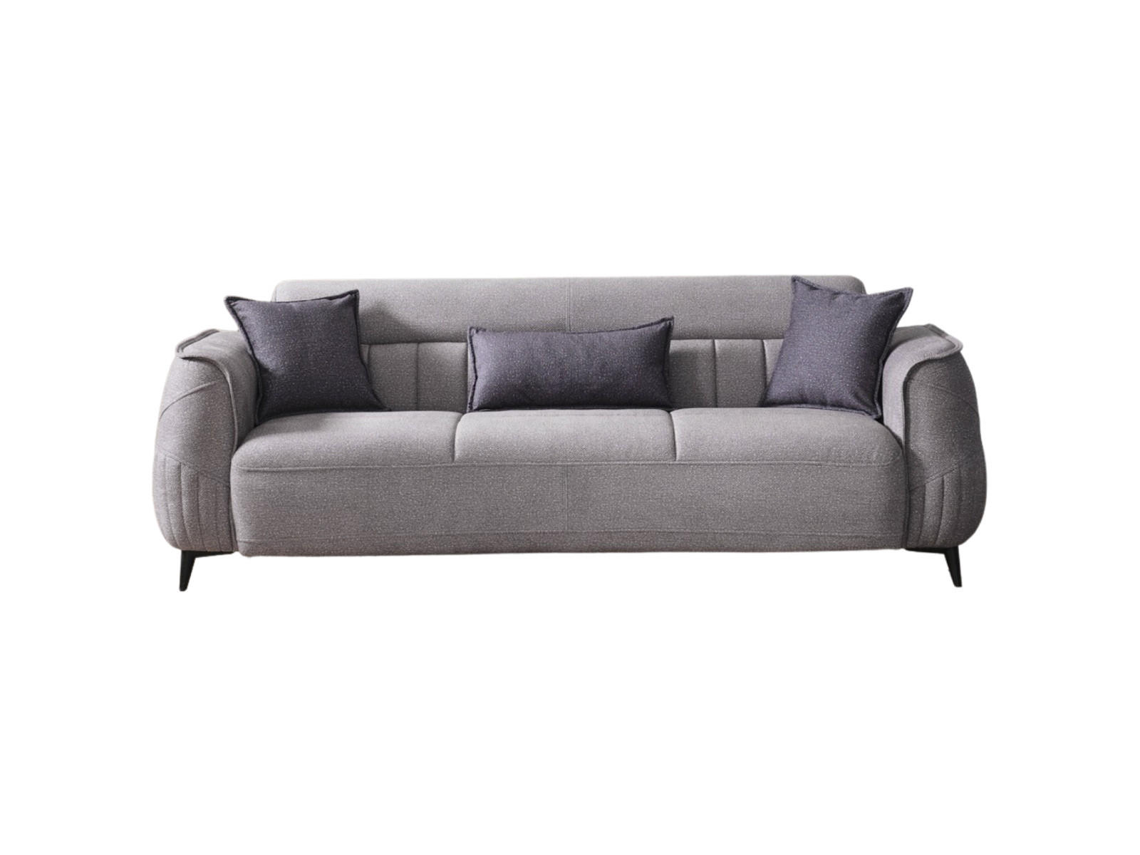 Villa Möbel 2-Sitzer Grau 180x85x100 cm