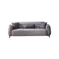 2-SITZER SOFA Cordoba Grau - Grau, Holzwerkstoff/Kunststoff (175/85/100cm)