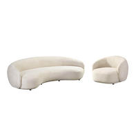 LOUNGE SET CASARA - Webstoff Beige - Beige, Kunststoff (258/72/128cm) - Home Deluxe