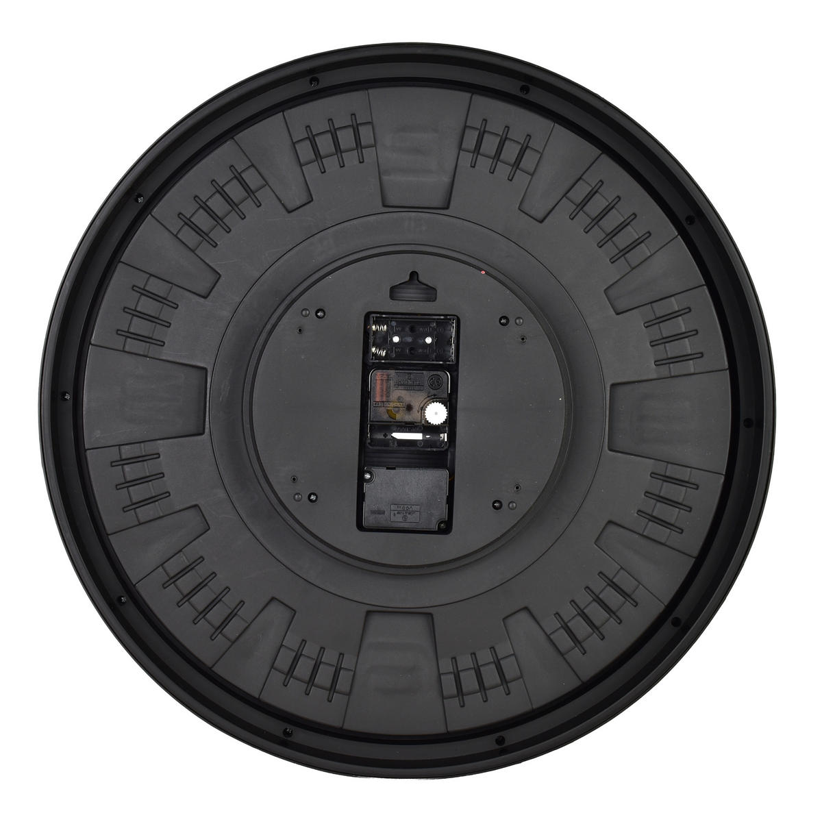 WANDUHR Ramsey Schwarz 50/6.5/50 cm Kunstoff - Schwarz, Kunststoff (50/50/6.5cm) - Mondex