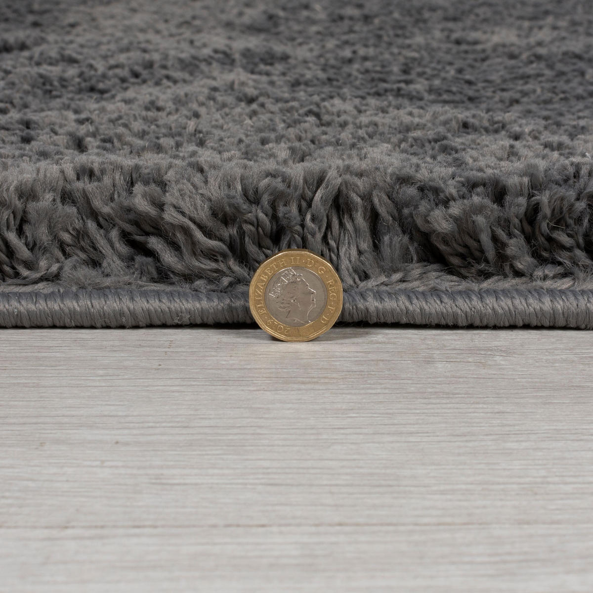 TEPPICH Hochflor Shaggy-Design, teddyweich LYNE, Anthrazit 160x230 cm - Anthrazit, Textil (160/230cm) - KADIMA DESIGN