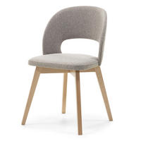 STUHL Monica 85 × 50 × 45 cm, dunkelbeige, braun - Ecru/Beige, Metall (50/85/45cm) - Margaret Hadas24