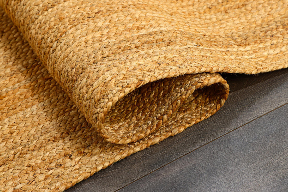 JUTETEPPICH Nitin natur 200/140 cm - Naturfarben, Naturmaterialien (140/200cm) - My-Rug