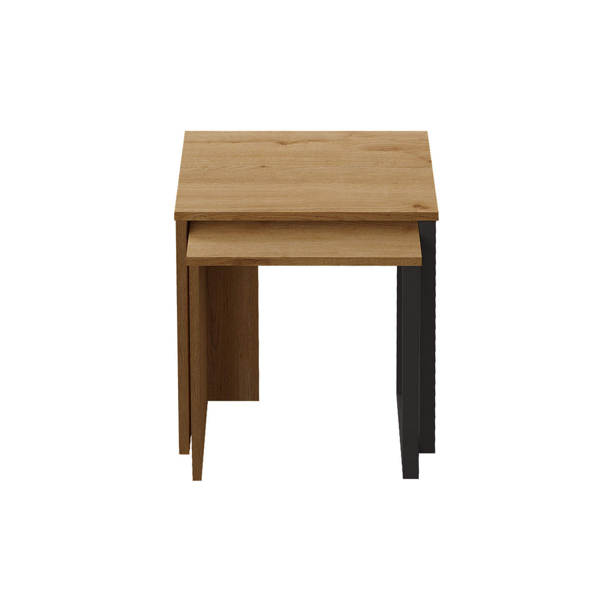 COUCHTISCHSET 2er Set - Braun, Holzwerkstoff (29.5/51/53cm) - Mobili Rebecca