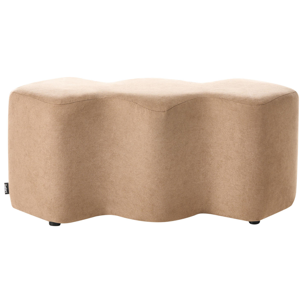 POLSTERBANK Stoff Beige Littleton - Beige, Textil (86/38/30cm) - Beliani