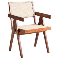 ESSZIMMERSTUHL Holz Braun Westbrook - Braun, Holz (55/85/58cm) - Beliani
