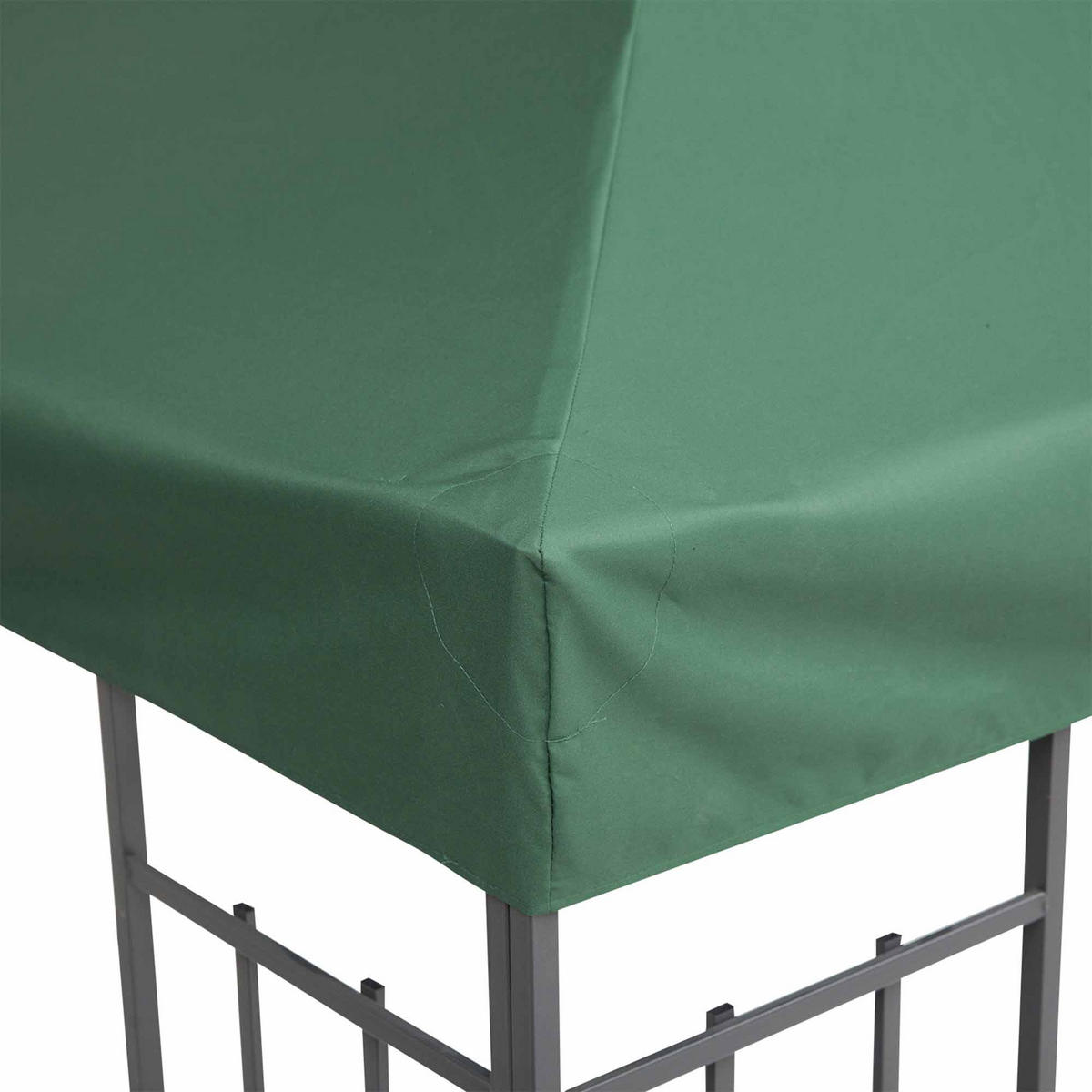 ERSATZDACH, Polyester, Dunkelgrün - Grün, Kunststoff (300/1/300cm) - Outsunny