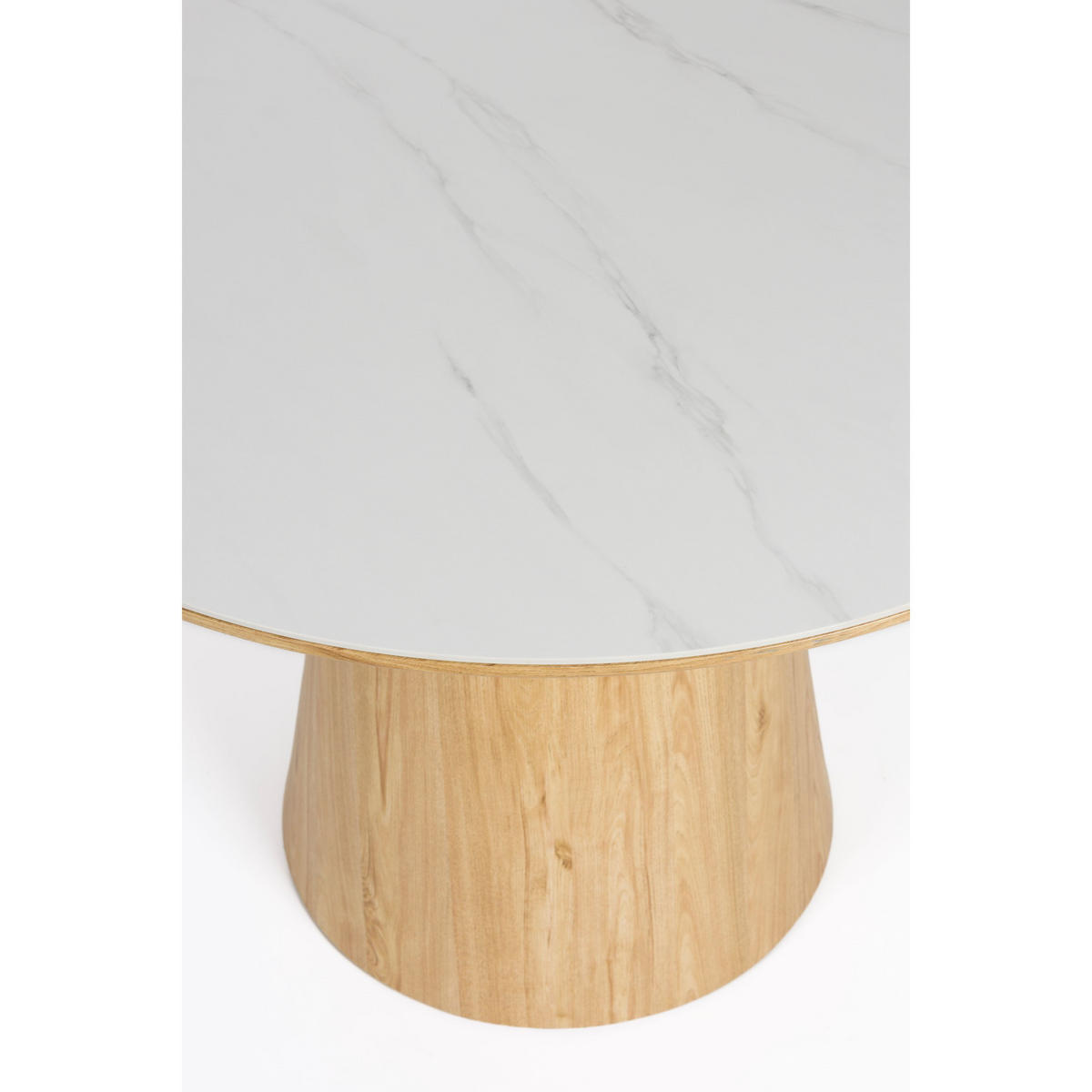 ESSTISCH - Klares Holz - Eschefarben, Holz (115/115/77cm) - Drawer