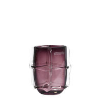 VAZE Ashoro Lila 19/14/22 cm - Lila, Glas (22cm) - Light & Living