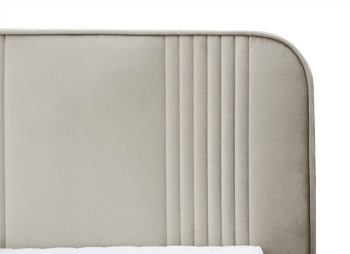 BOXBETT Alize - Creme, Holzwerkstoff/Textil (120/200cm) - Fun Möbel
