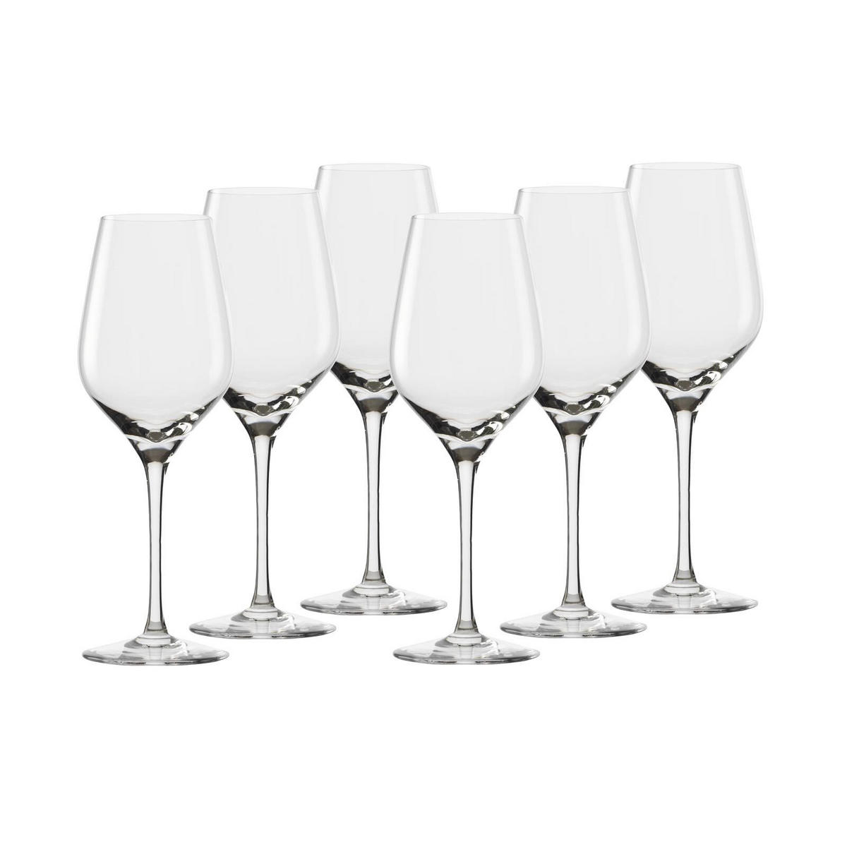 UNIVERSALGLÄSER Exqusit (Royal) transparent 420 ml 6er Set - Transparent, Glas (0.42L) - Stölzle Lausitz