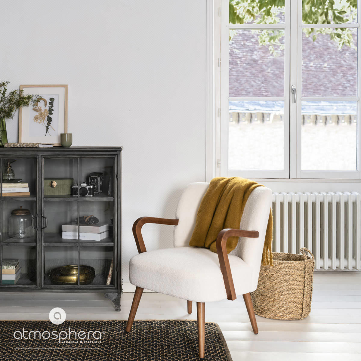 TAGESDECKE Kodi 130/180 cm - Currygelb, Textil (130/180cm) - Atmosphera Createur d´interieur