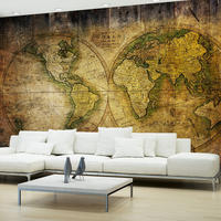VLIESTAPETE Braun 300/210 cm - Braun/Grün, Textil (300/1cm) - KUNSTLOFT
