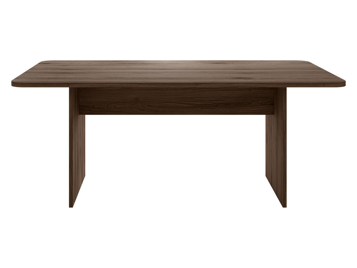 ESSTISCH Sonez - Nussbaumfarben, Holzwerkstoff (185/89/42cm) - MIRJAN24