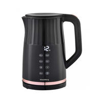WASSERKOCHER ELEKTRISCH Schwarz 22/20/24 cm 61572 - Schwarz, Metall (20/24/22cm) - Klausberg 