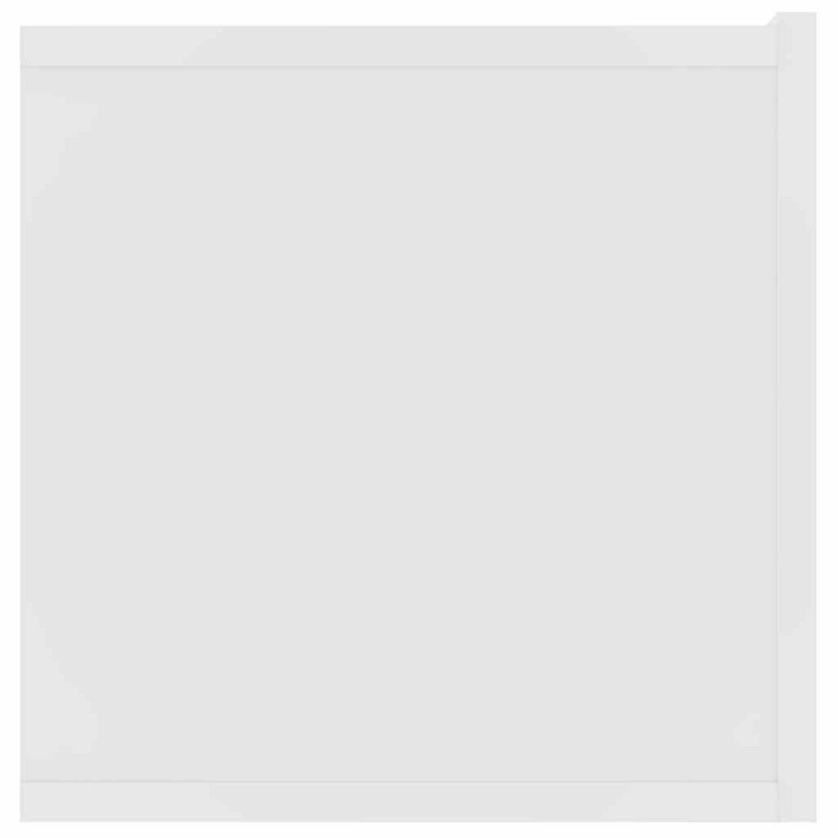 LOWBOARD 2 Stk. mit 2 Fächern 80/30/30 cm aus Holzwerkstoff in Weiß - Weiß, Holz (80/30/30cm) - vidaXL