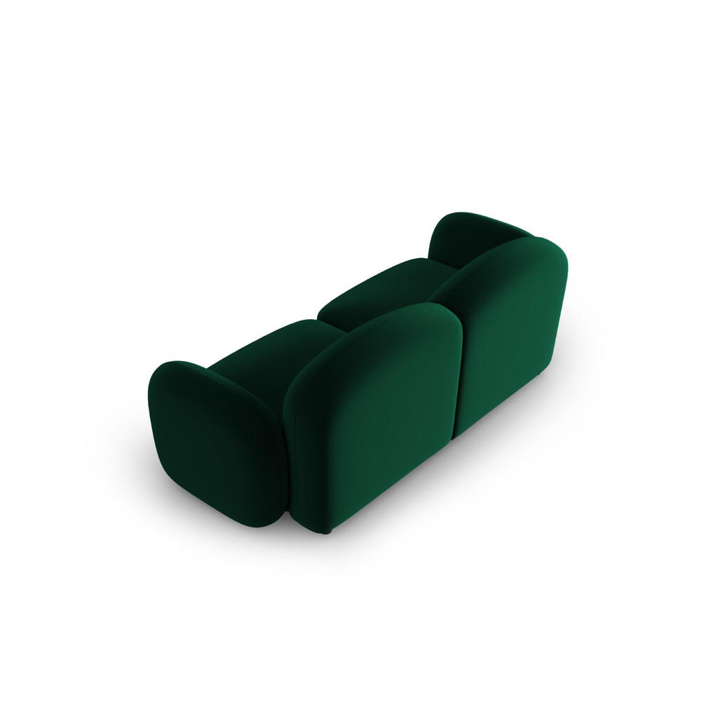 Thumbnail - Micadoni Sofa, Dunkelgrün, Textil, 2-Sitzer, 87x80x194 cm, Hergestellt in Europa, Wohnzimmer, Sofas & Couches, Sofas, 2-...