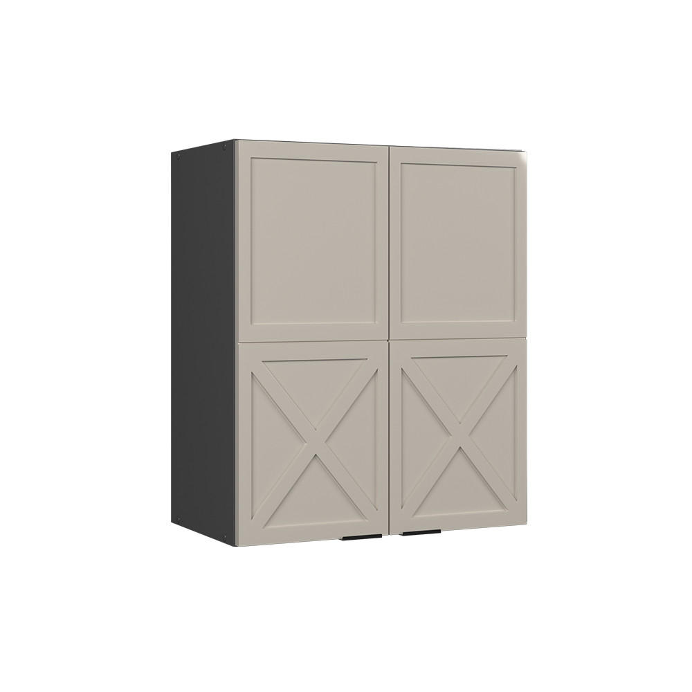 HÄNGESCHRANK Fame-Line GrauBeige 60 cm - Greige/Anthrazit, Holzwerkstoff (60/72/34.1cm) - Vicco