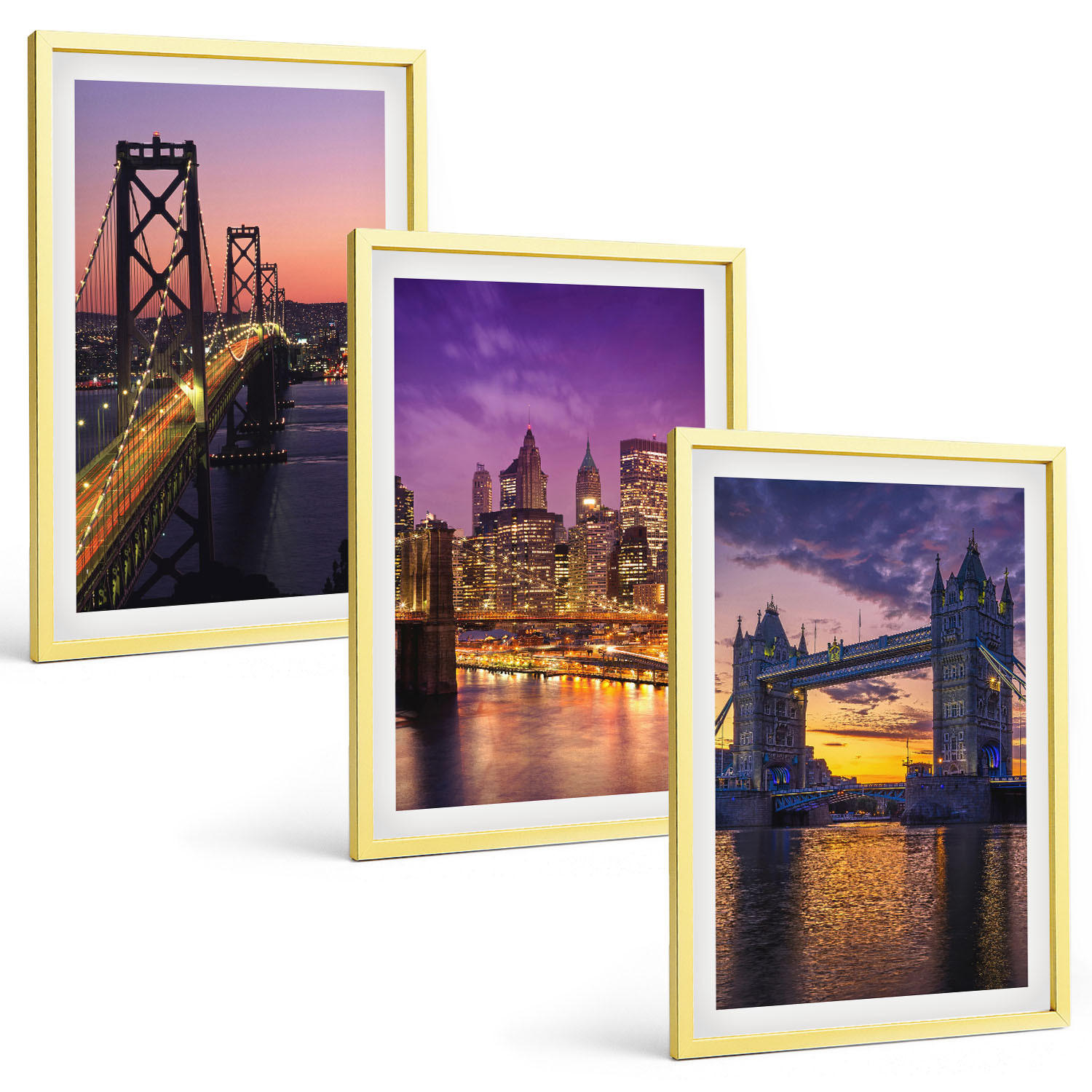 Tulup Bilder Gold 40x60 cm