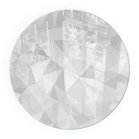 GLASPLATTE für Kamin Ø 80 cm - Grau, Glas (80/80/0.4cm) - TULUP