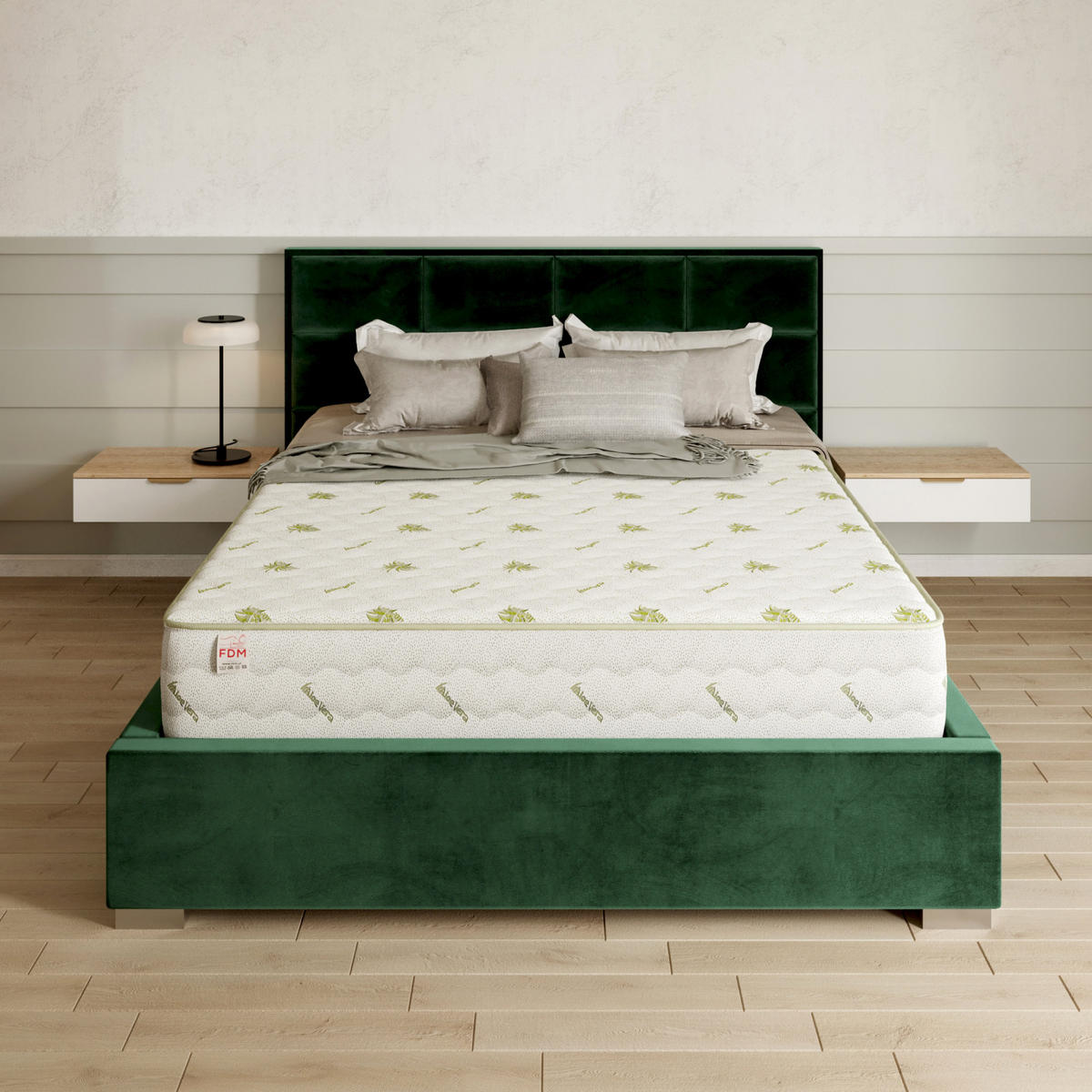 KALTSCHAUMMATRATZE Venado - Weiß, Textil (160/200cm) - FDM