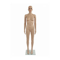 SCHAUFENSTERPUPPE - Beige, Glas/Kunststoff (42/175/30cm) - Relaxdays
