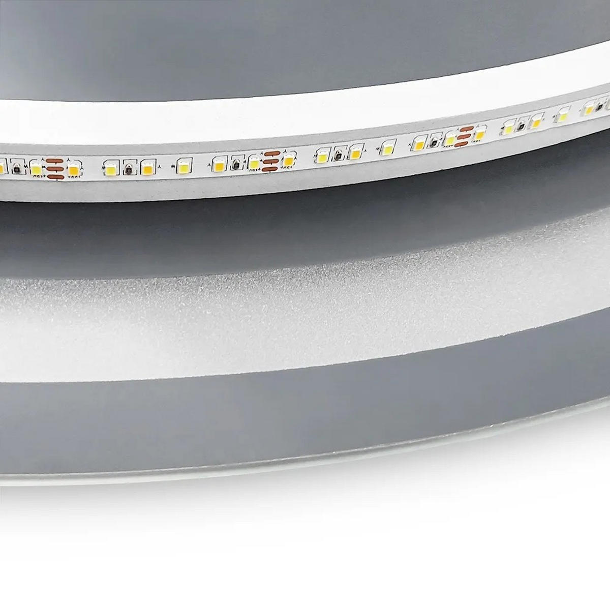 SPIEGEL Rea Led 80cm Bas - Grau, Glas (78.5/78.5/2cm) - REA