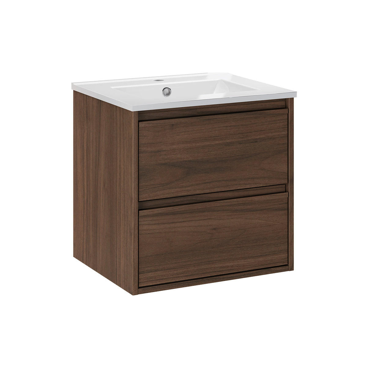 WASCHTISCH 51cm Edmé Holz - Braun, Holzwerkstoff (51/52/46cm) - Petits-meubles